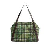 Alviero Martini - Borsa a mano Tartan Soul, Verde Muschio